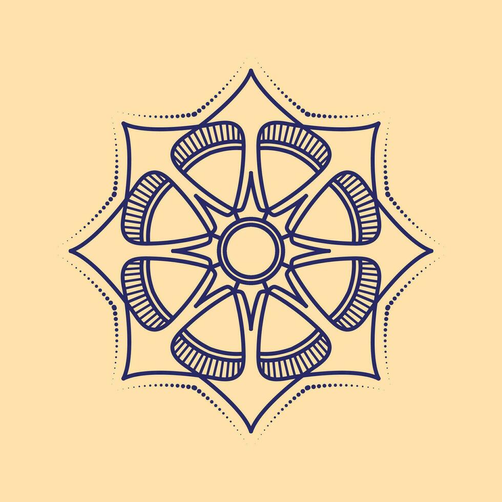 Ornament round set with mandala. Geometric circle element made in vector. Perfect set for any other kind of design vector