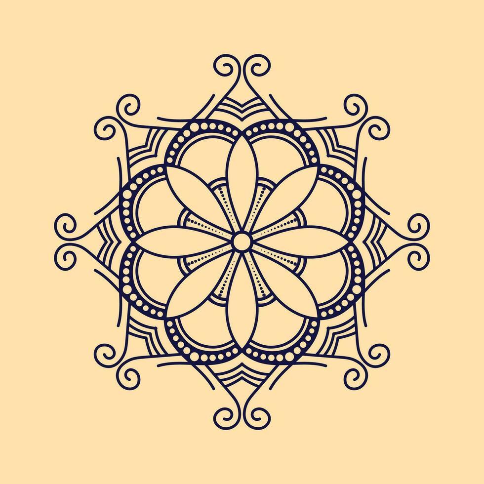 Ornament round set with mandala. Geometric circle element made in vector. Perfect set for any other kind of design vector