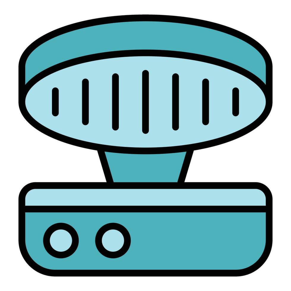 Baking waffle icon vector flat
