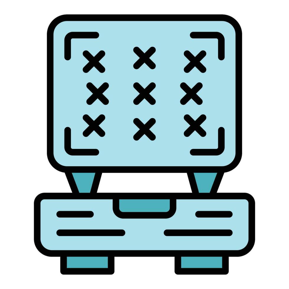 Waffle maker cooker icon vector flat