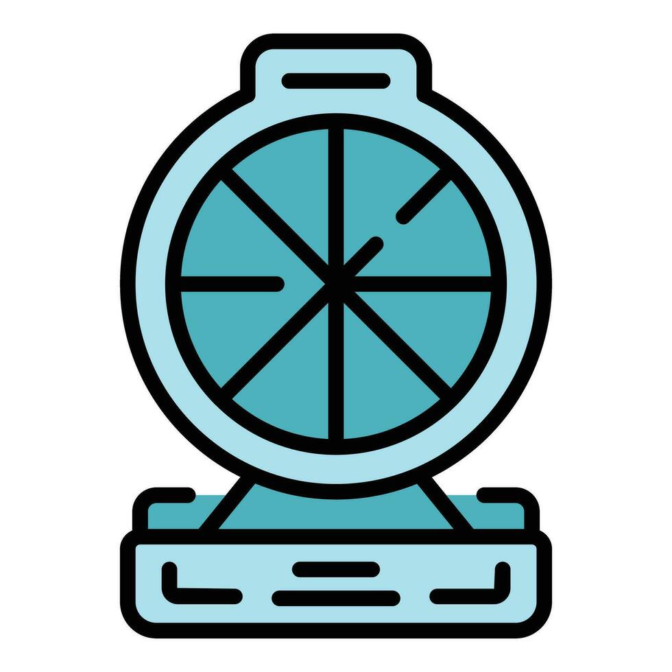 Pancake maker icon vector flat
