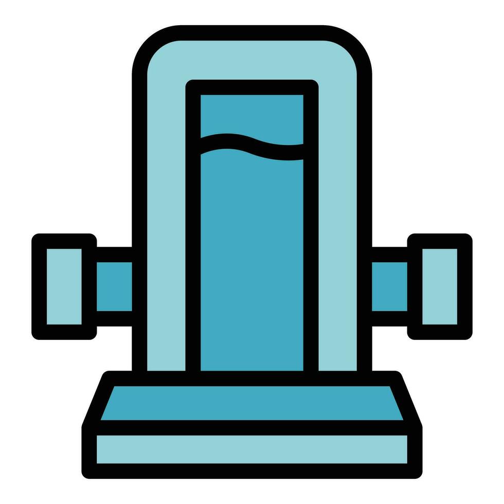 Purify osmosis icon vector flat