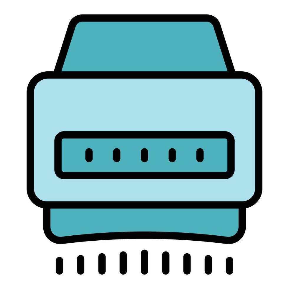 Electrical dryer icon vector flat