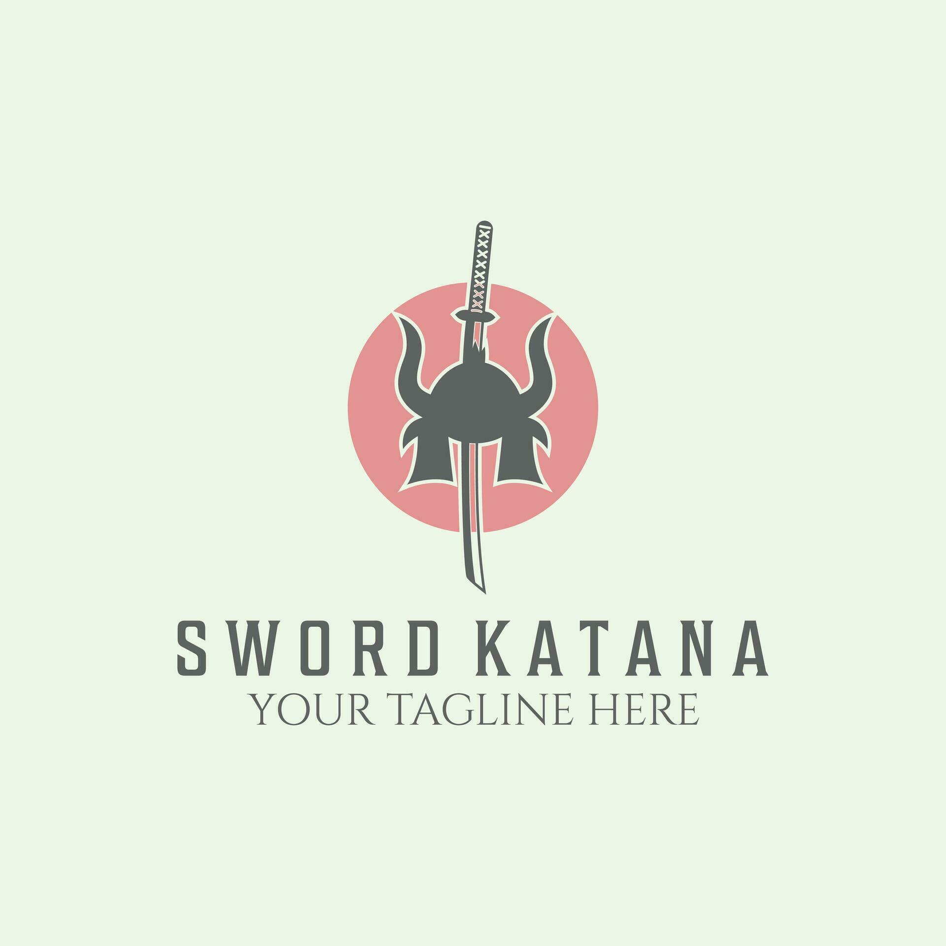 symbol sword traditional minimalist design katana warrior 27295000
