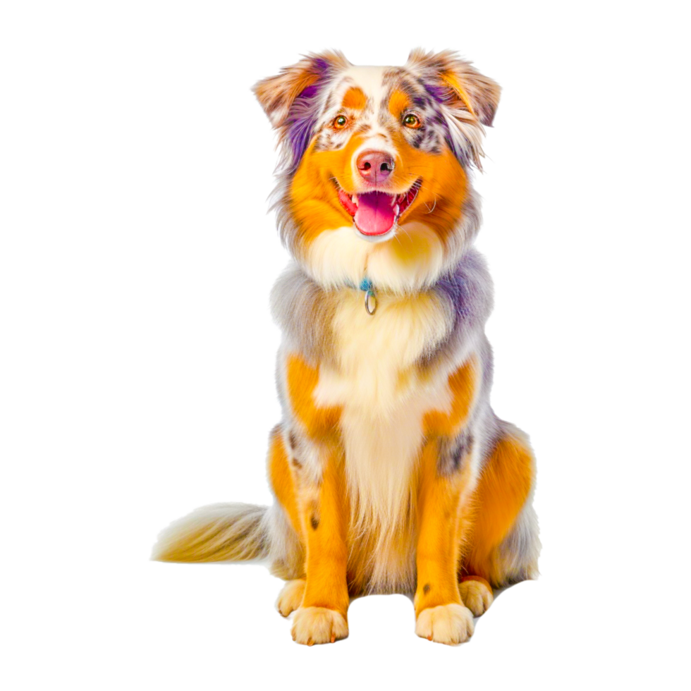 Gorgeous Australian Shepherd dog AI Generative png