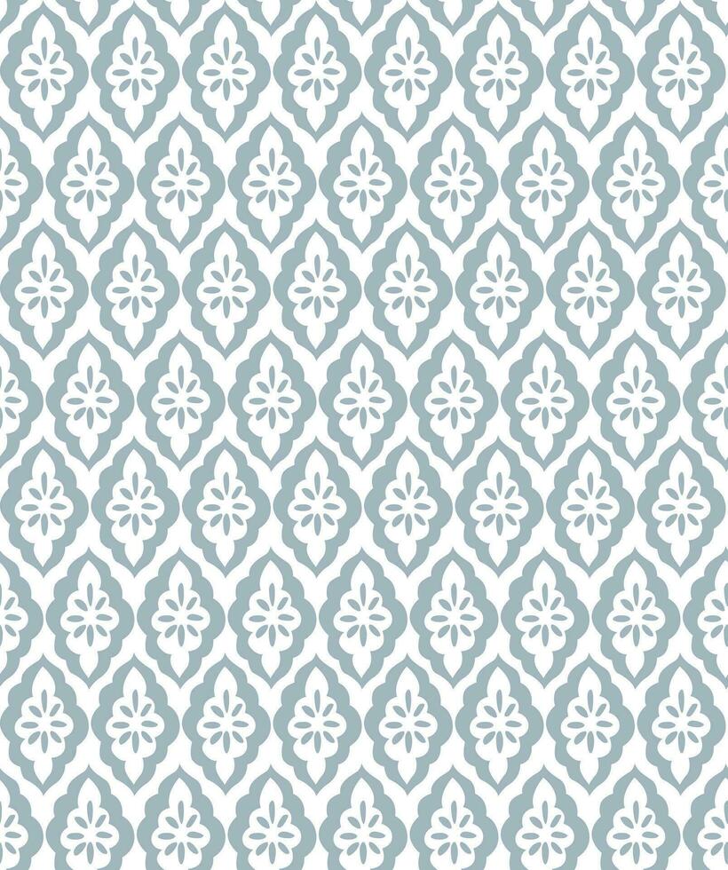 Baroque Ajrak Seamless Pattern vector