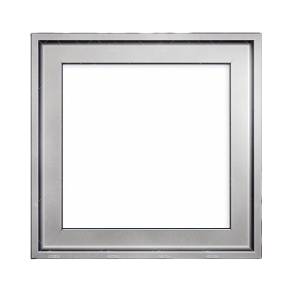 Blank photo frame on the wal AI Generative png