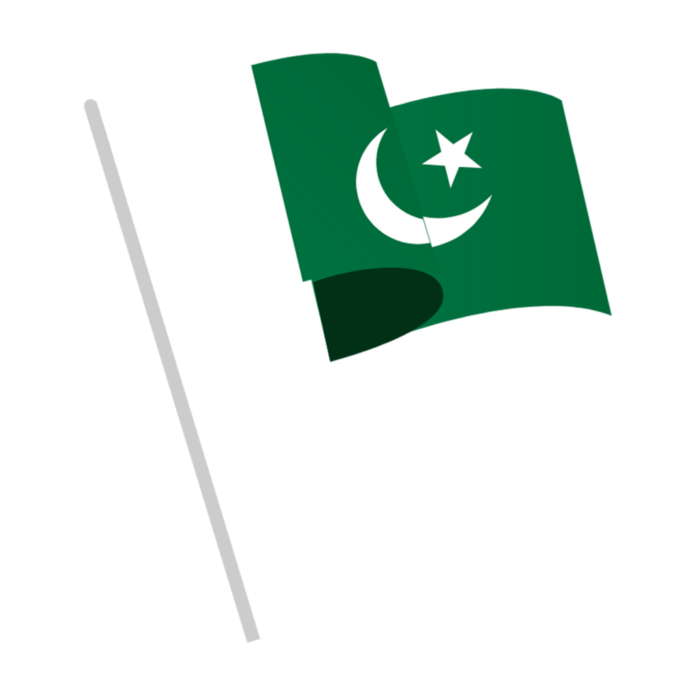 Flag of Pakistan National flag transparent background AI Generative png