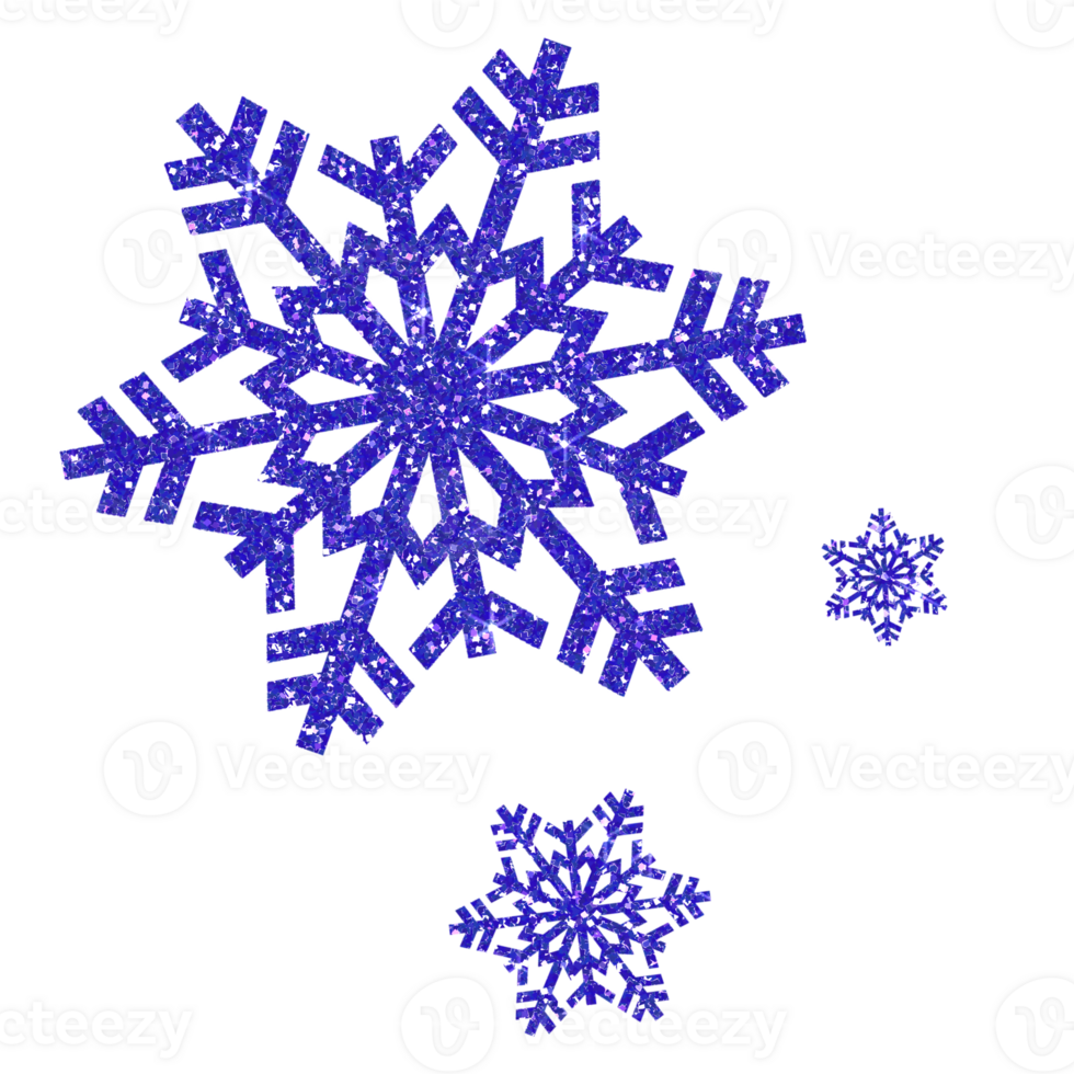 Glitter dark blue snowflake . Snowflake icon. Design for decorating,background, wallpaper, illustration. png