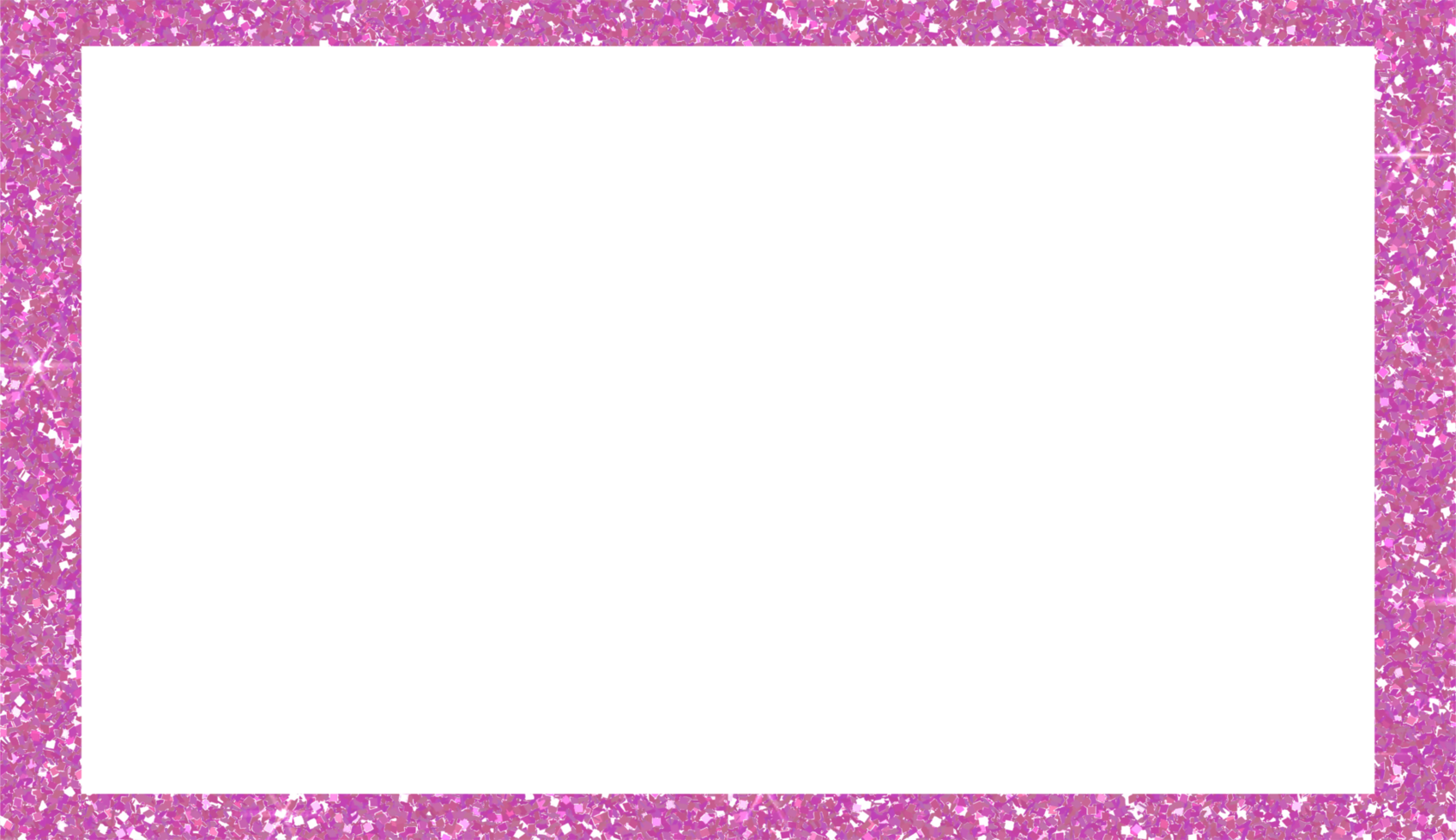 Pink frame glitter on transparent background. Rectangle element .Design for decorating,background, wallpaper, illustration png