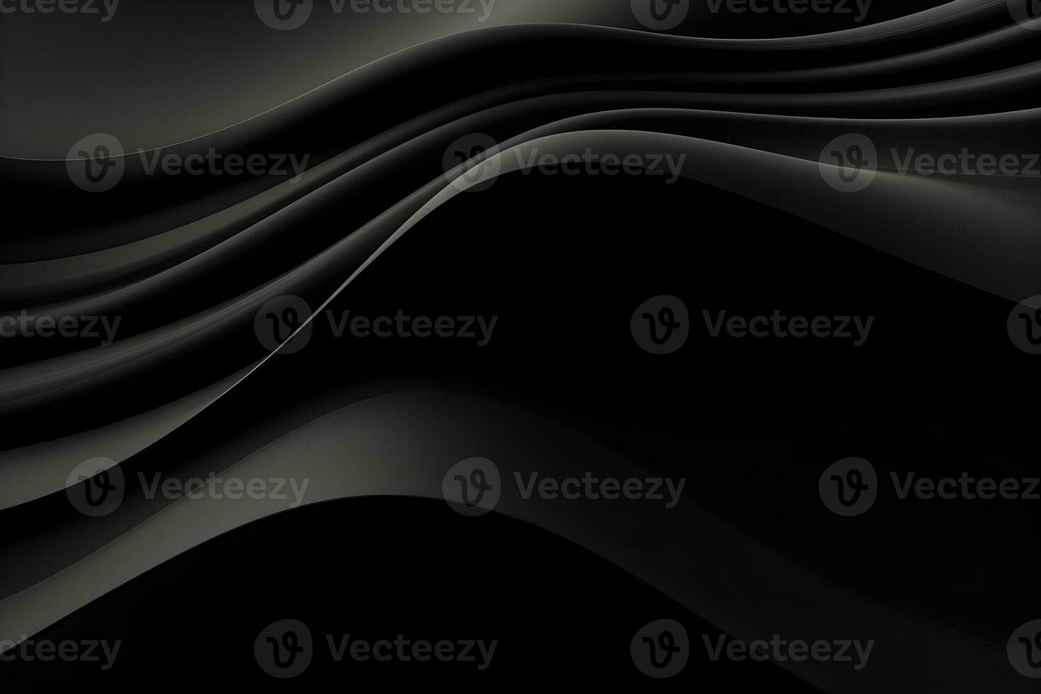 abstract graphic black wave background design, AI generate photo