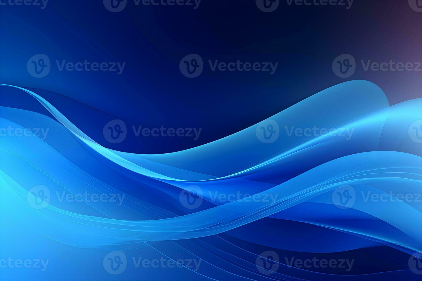 abstract blue purple background with waves design, AI generate photo