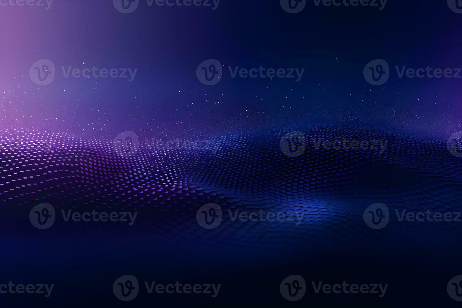 abstract blue background with stars, AI generate photo