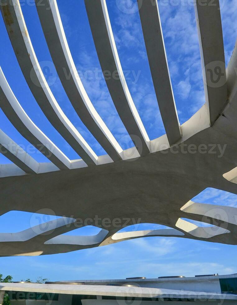 Beautiful futuristic structure photo