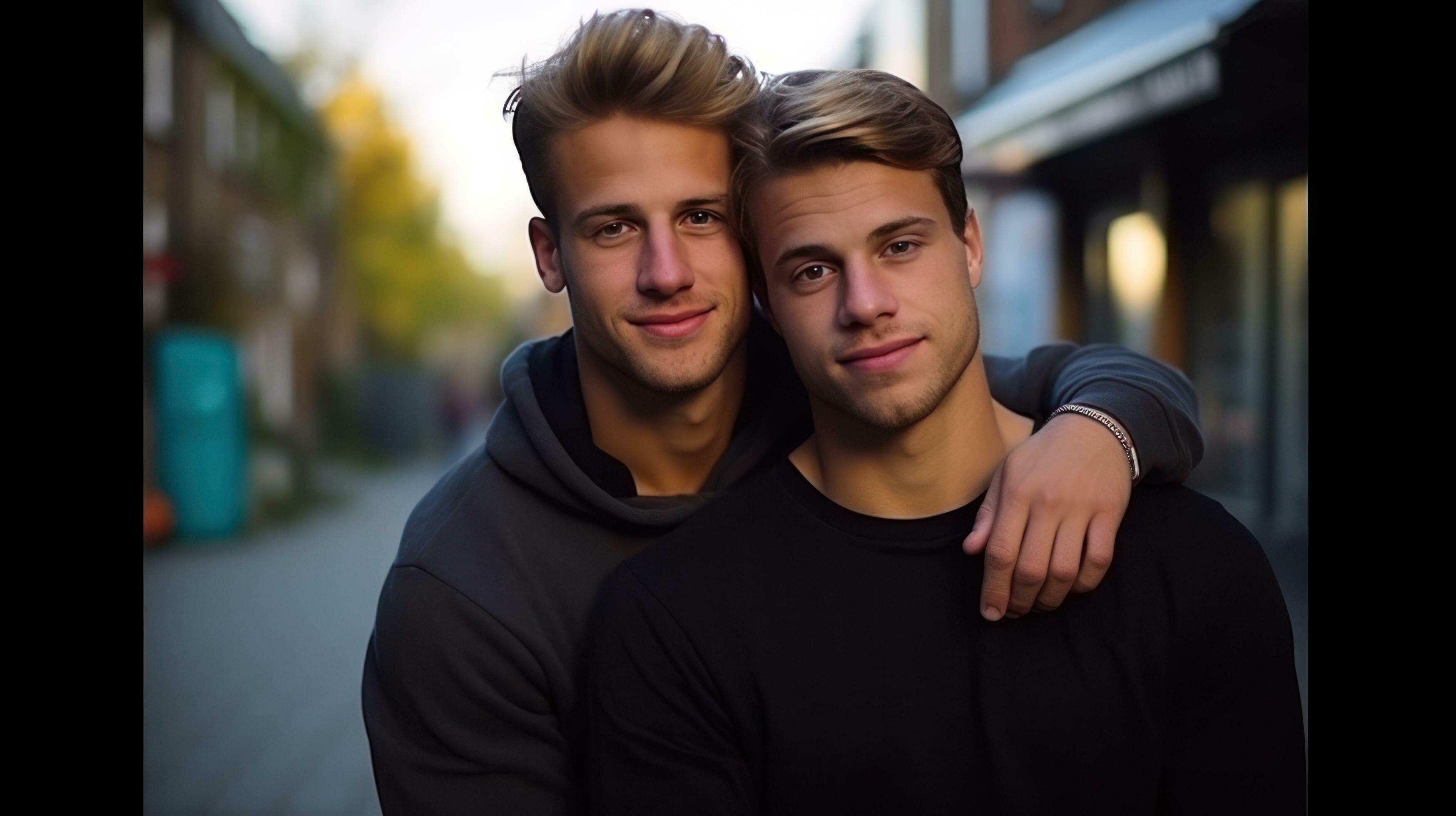 Two men like the best friends 27298583 Stock Photo at Vecteezy