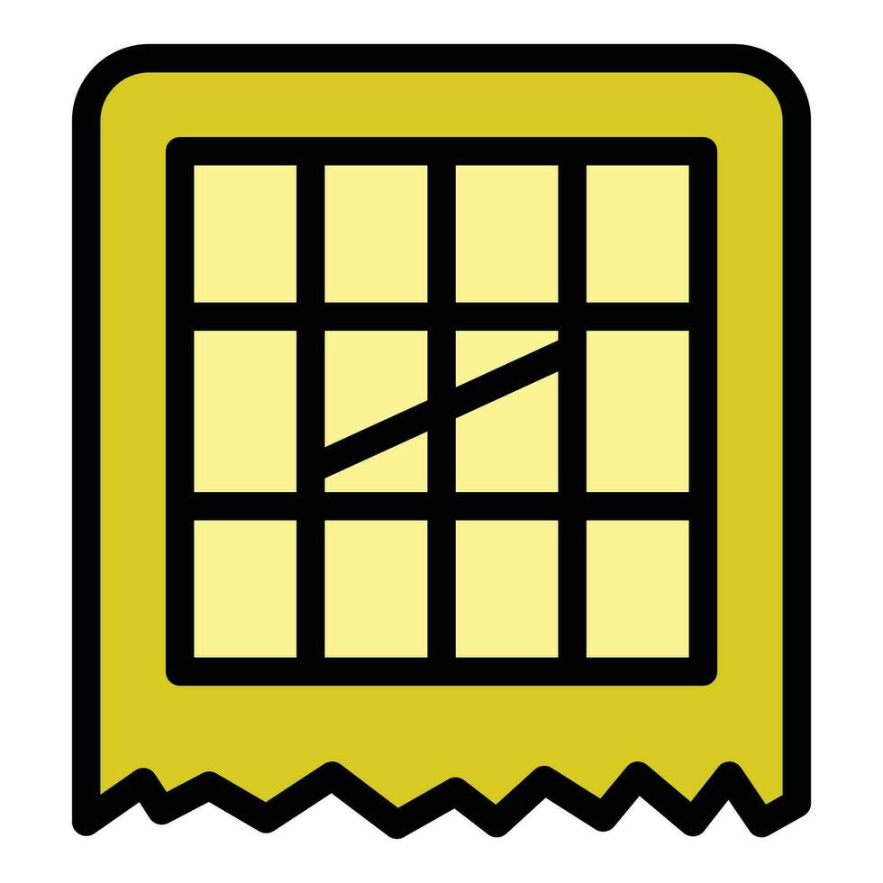 Prize table icon vector flat
