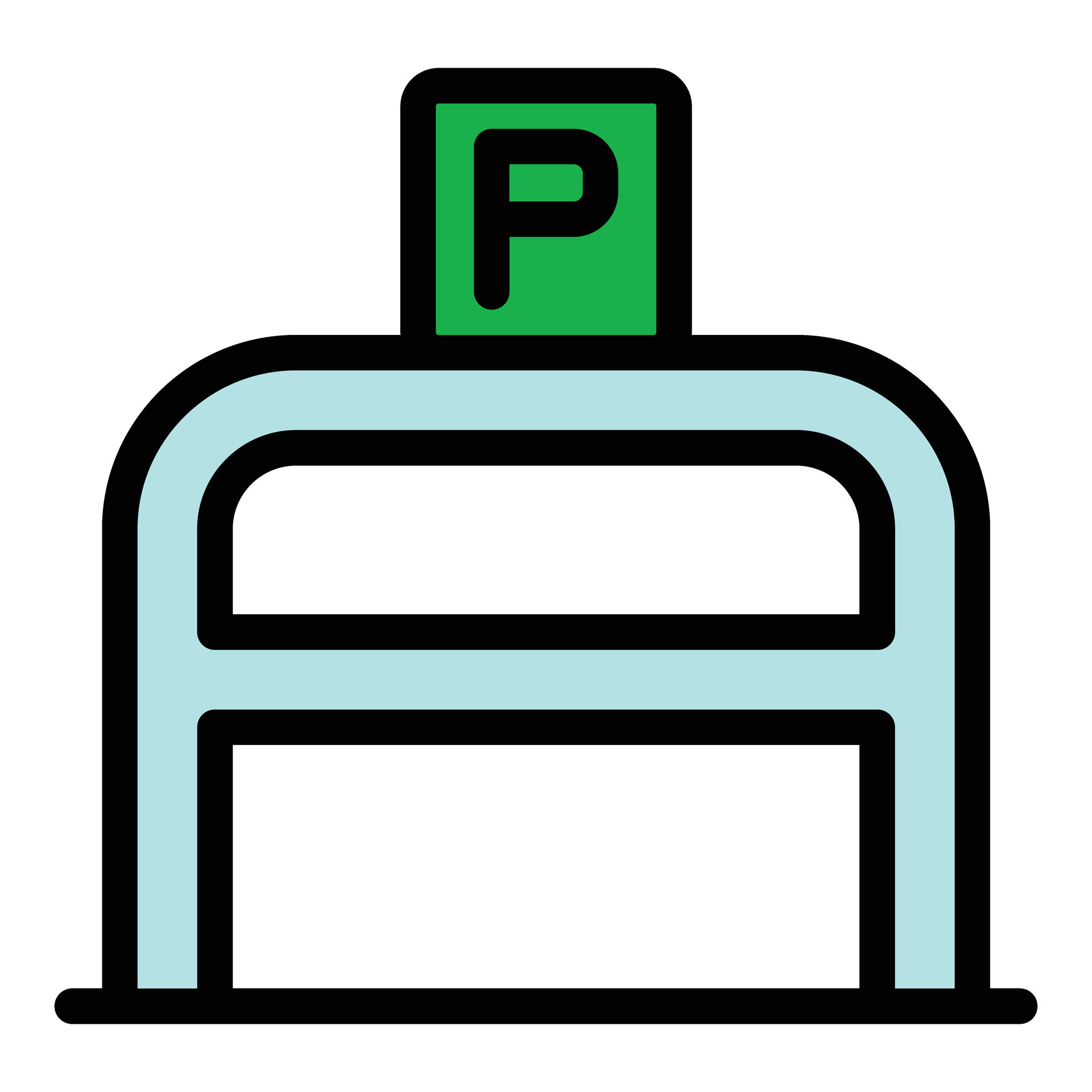 Parking block place icon vector flat 27298779 Vector Art at Vecteezy