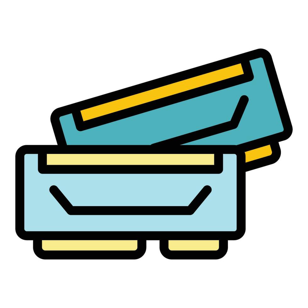 Computer memory icon vector flat