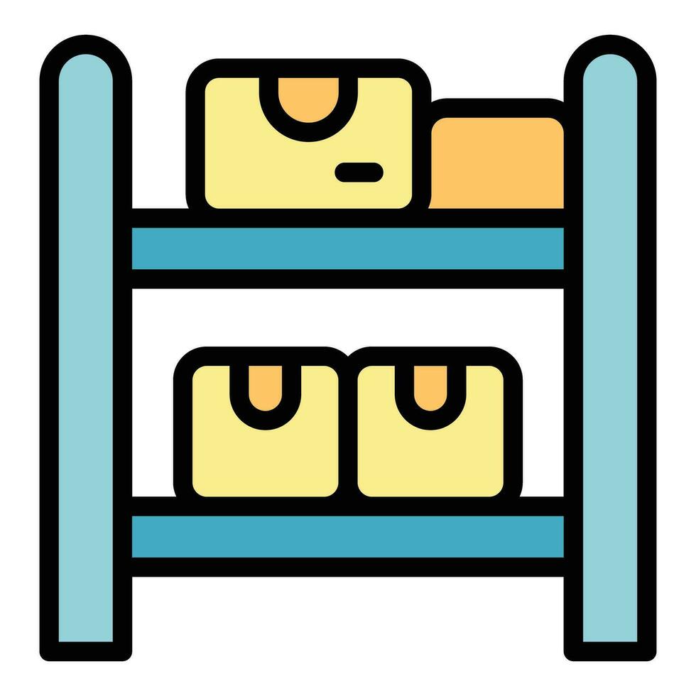 Store management icon vector flat