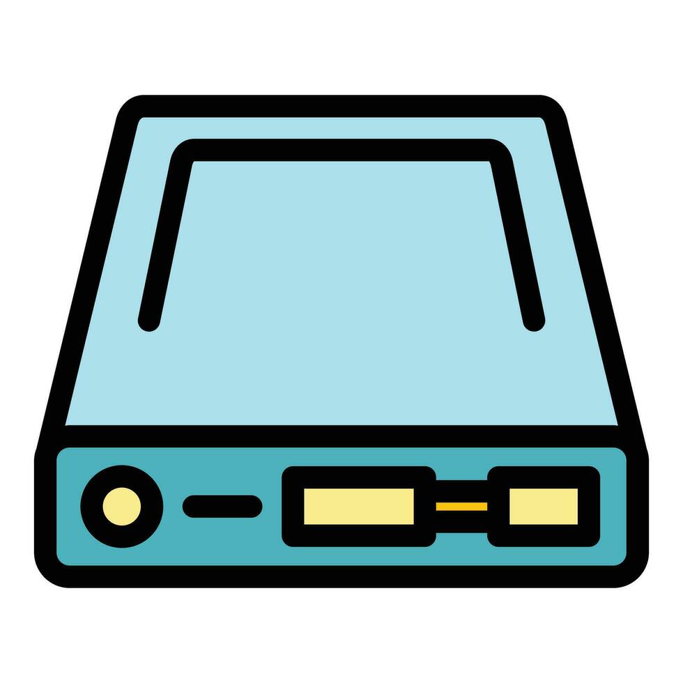 Computer mall icon vector flat