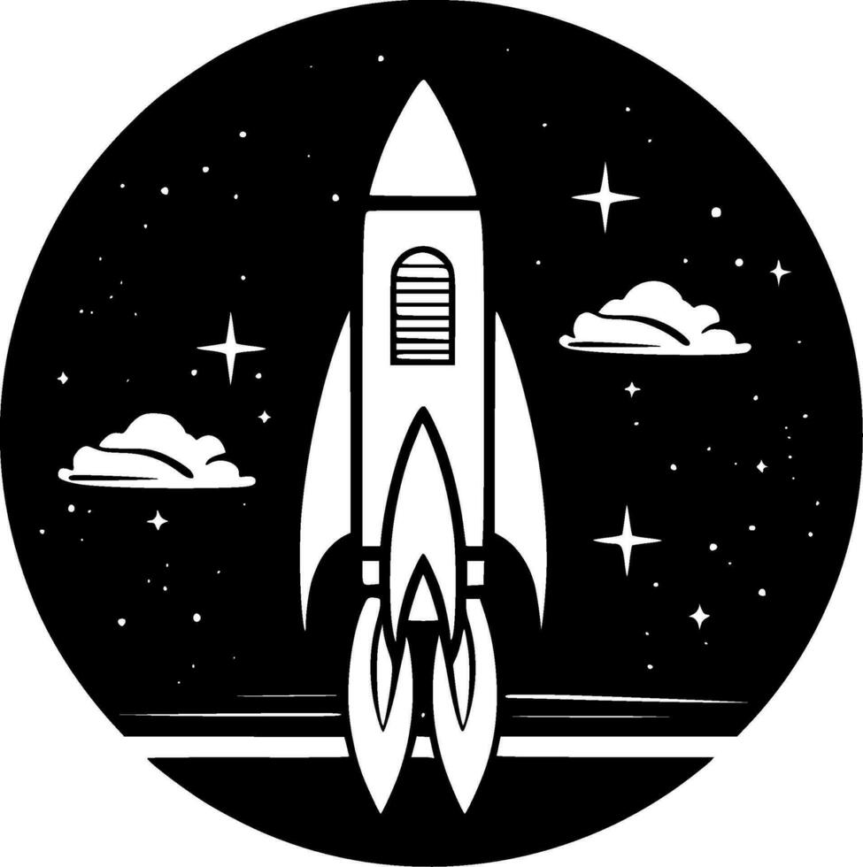 Rocket - High Quality Vector Logo - Vector illustration ideal for T-shirt graphic