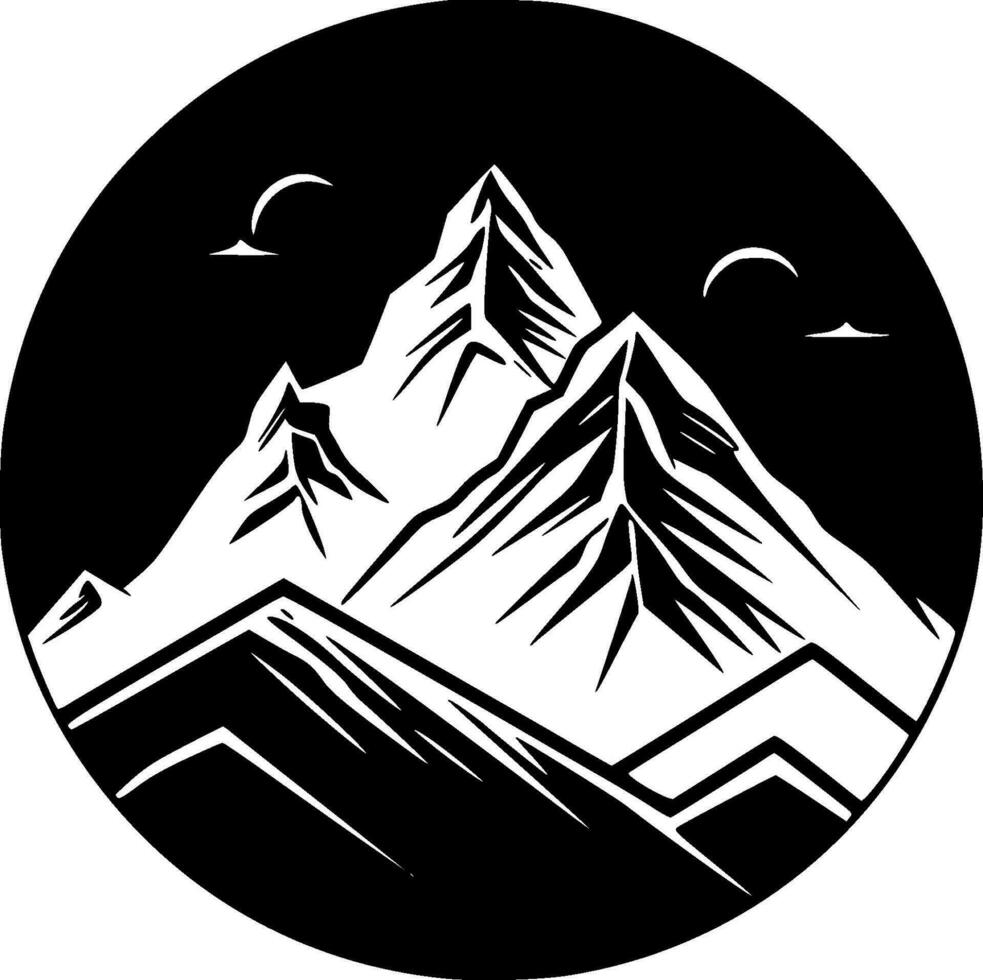 Mountain - High Quality Vector Logo - Vector illustration ideal for T-shirt graphic