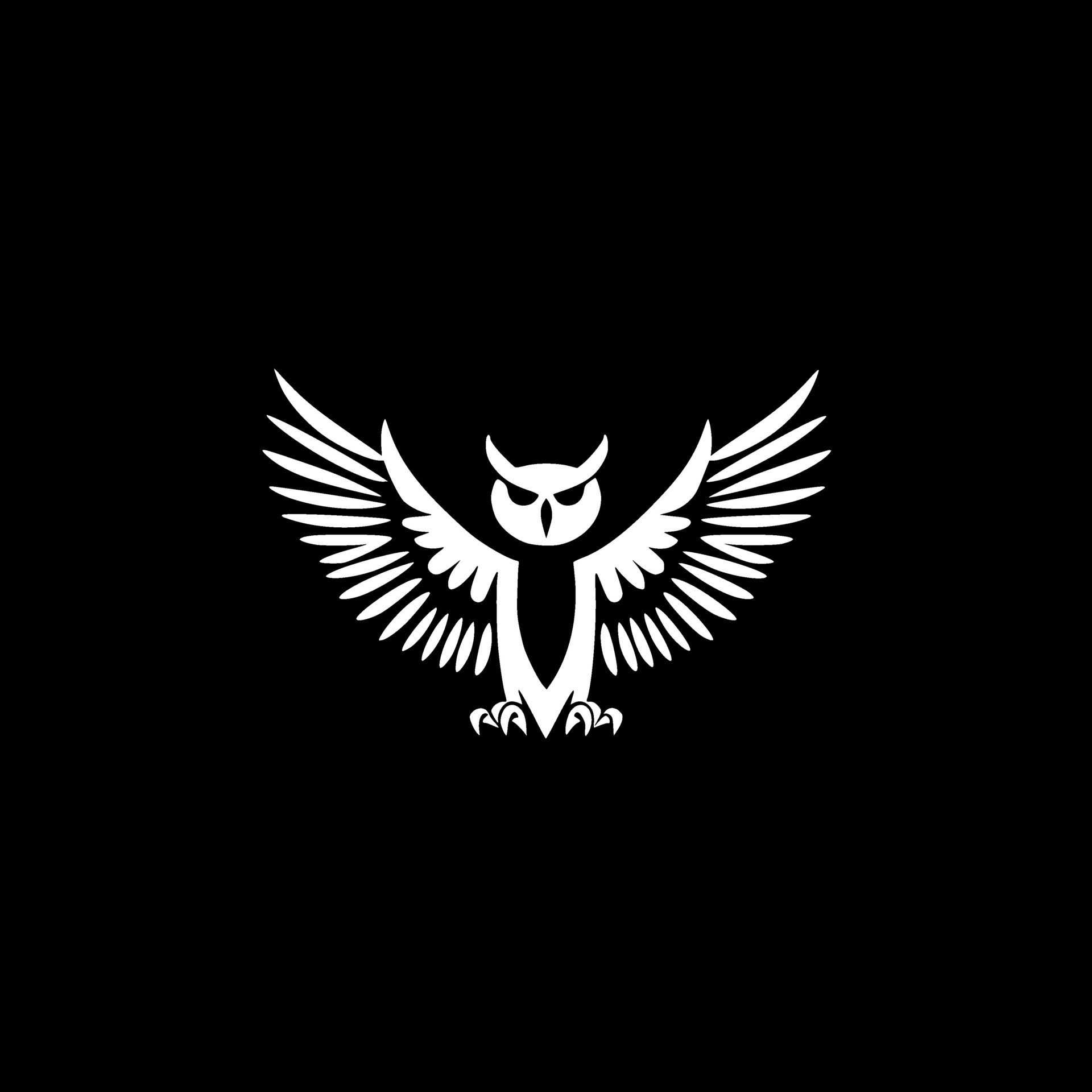 Owl, Black and White Vector illustration 27300744 Vector Art at Vecteezy