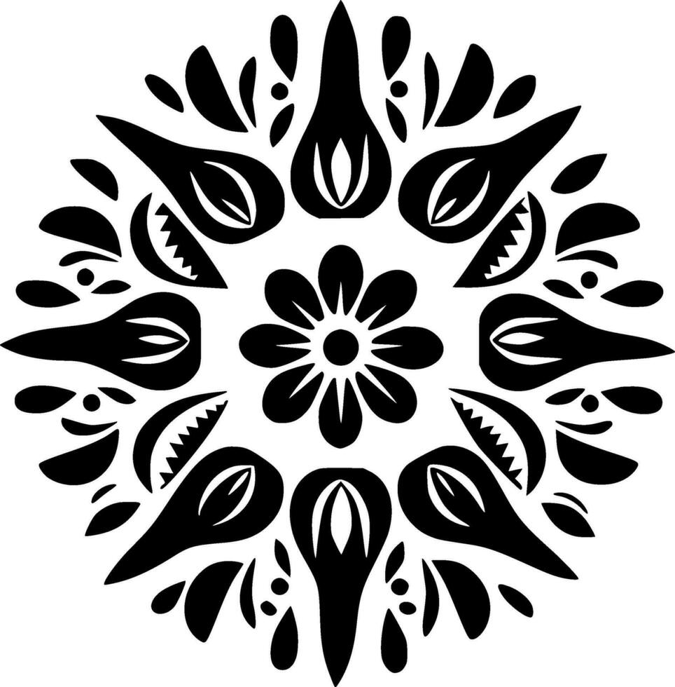 Mandala - High Quality Vector Logo - Vector illustration ideal for T-shirt graphic