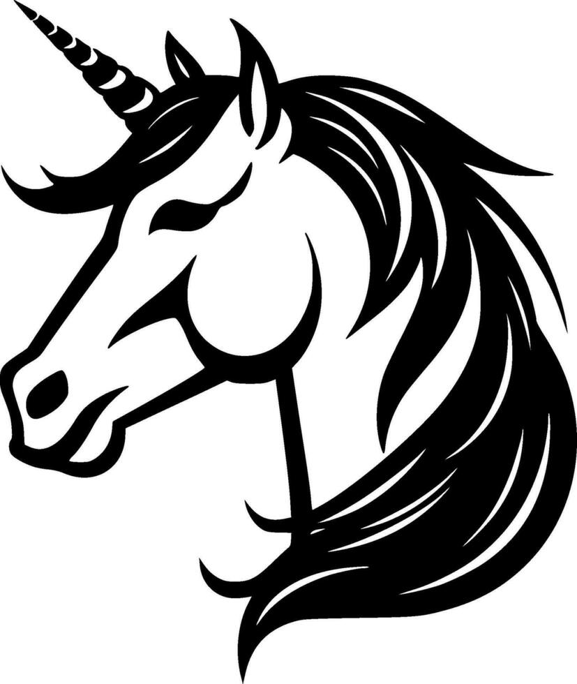 Unicorn - High Quality Vector Logo - Vector illustration ideal for T-shirt graphic