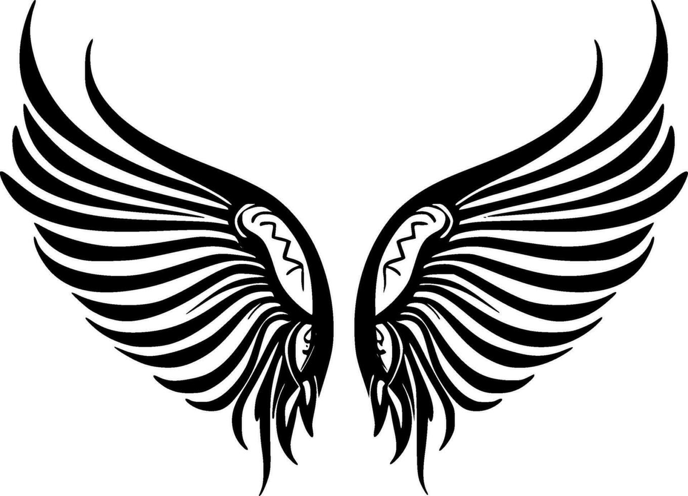 Wings - High Quality Vector Logo - Vector illustration ideal for T-shirt graphic