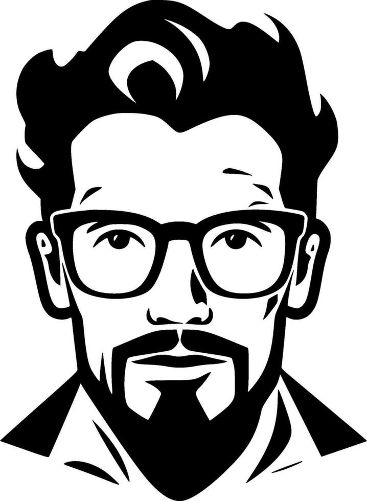Teacher, Minimalist and Simple Silhouette - Vector illustration