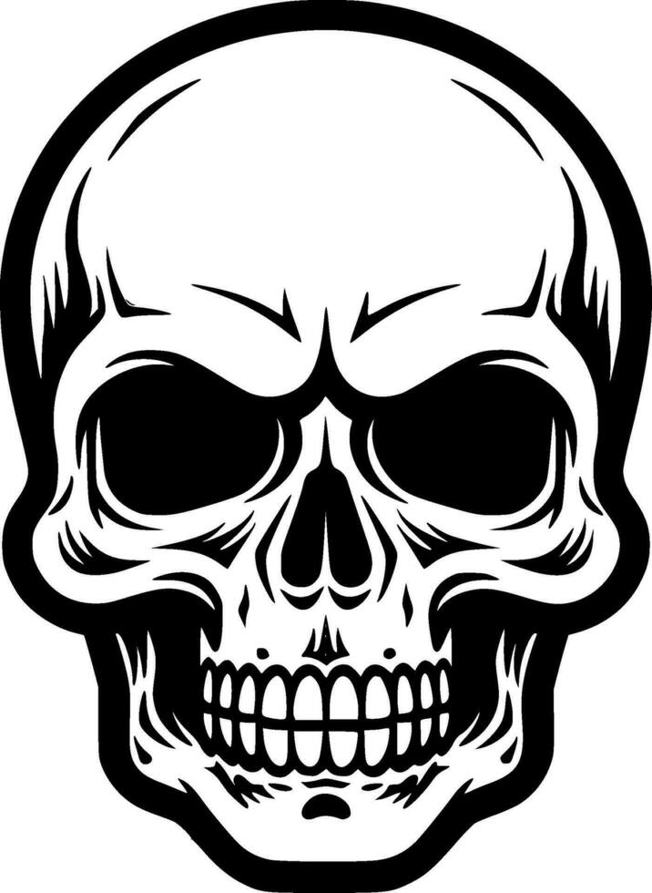 Skull - High Quality Vector Logo - Vector illustration ideal for T-shirt graphic