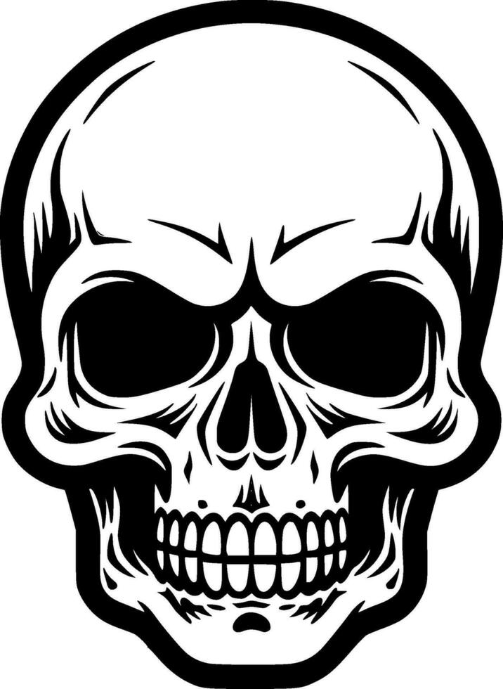 Skull - High Quality Vector Logo - Vector illustration ideal for T-shirt graphic