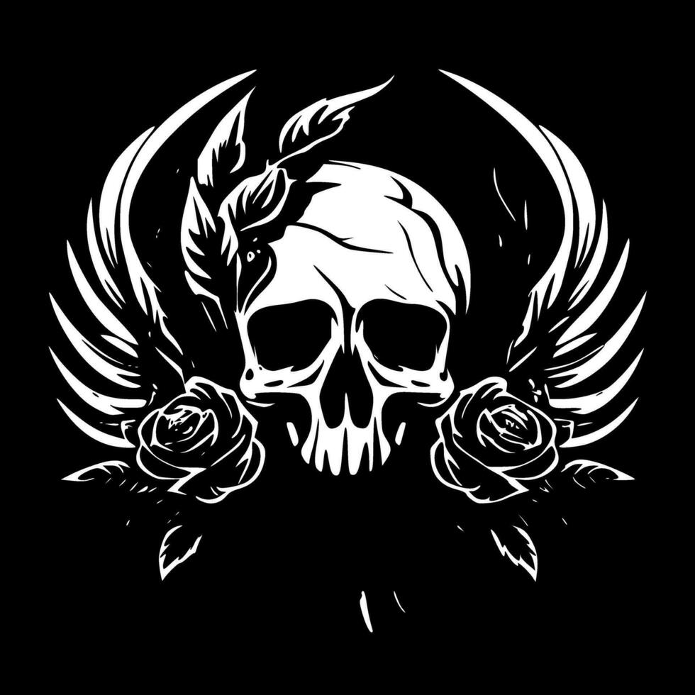 Skull - High Quality Vector Logo - Vector illustration ideal for T-shirt graphic