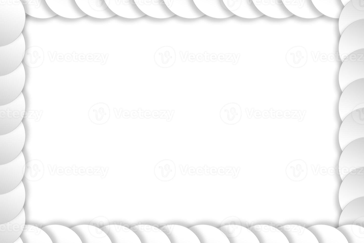 Frame abstract circle white background texture. photo