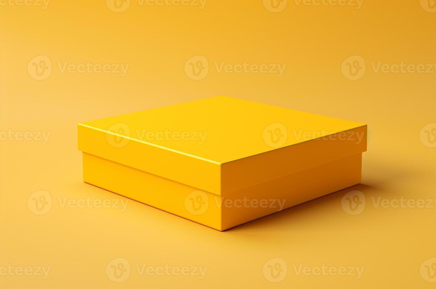 A yellow cheap box