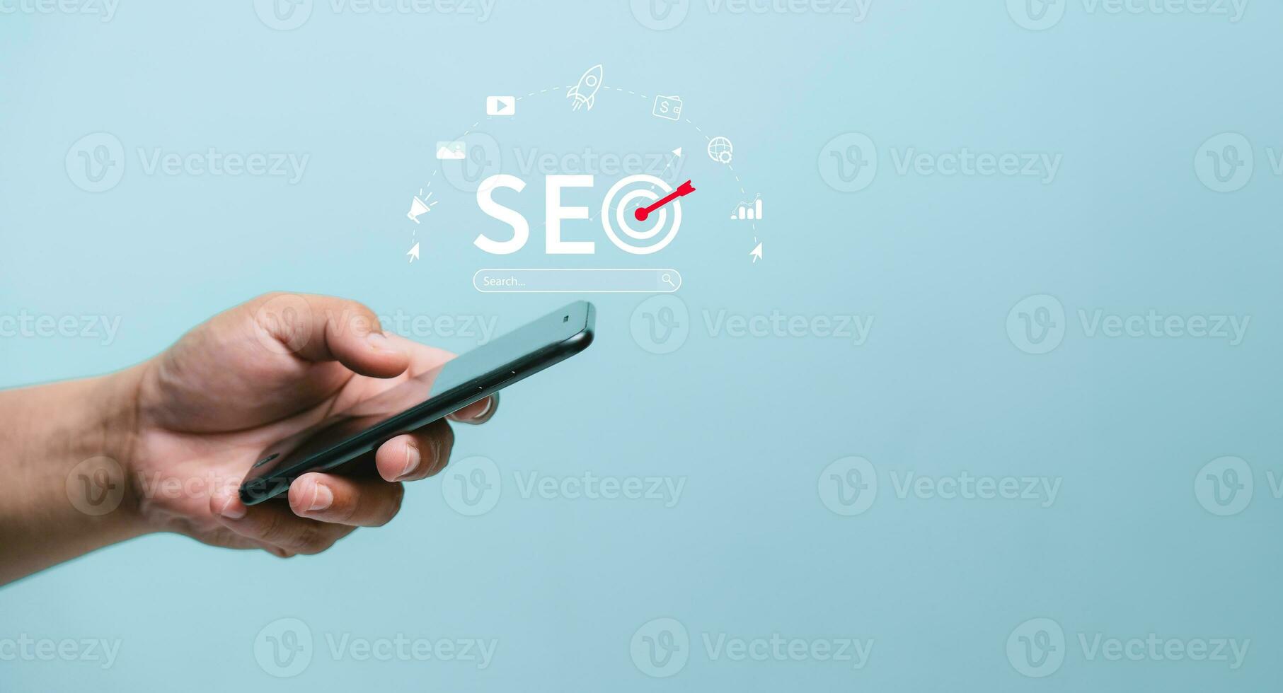 business people use SEO tools, Unlocking online potential. Boost visibility, attract organic traffic, and dominate search engine rankings with strategic optimization techniques. digital marketing photo