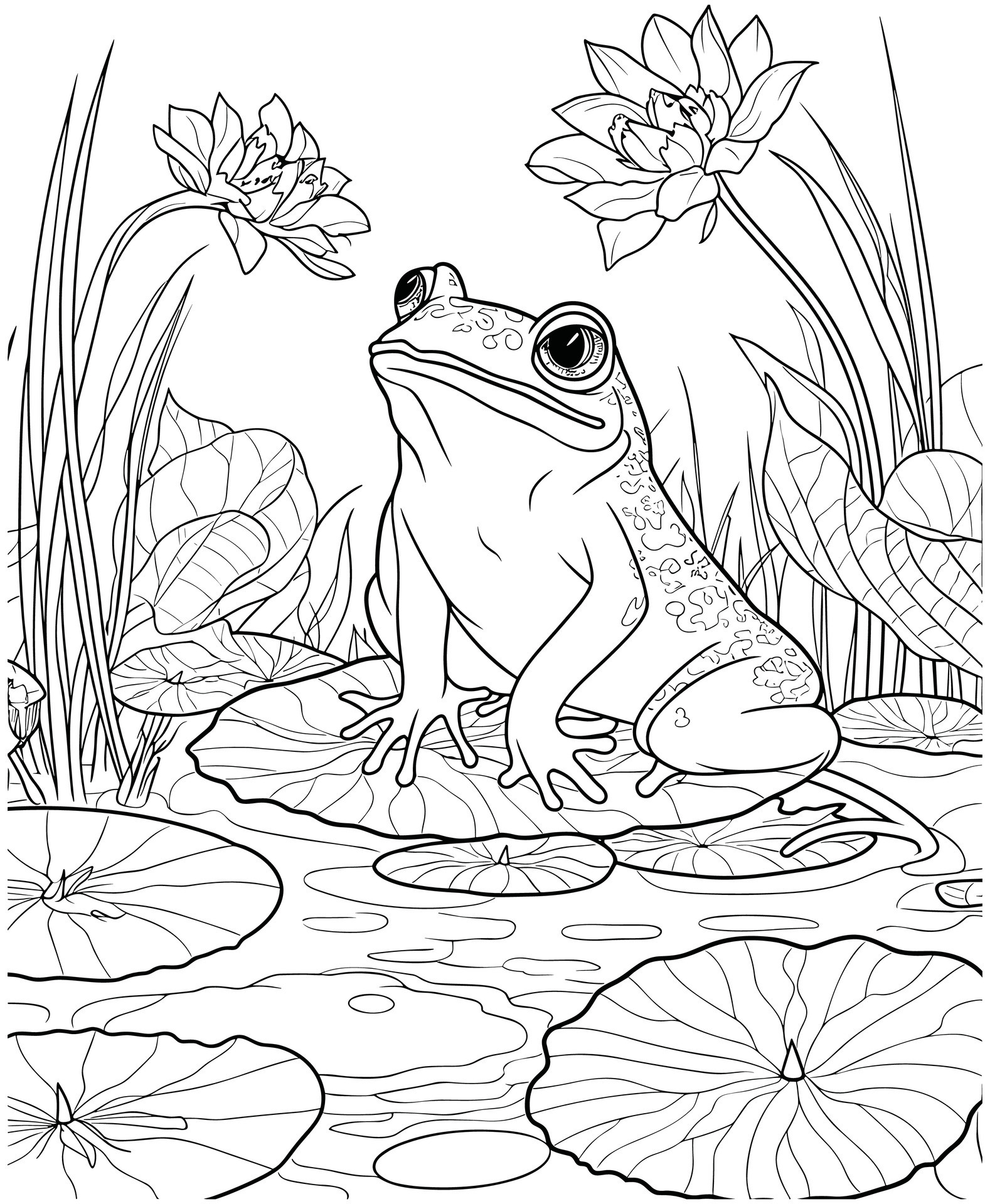 amphibians coloring pages