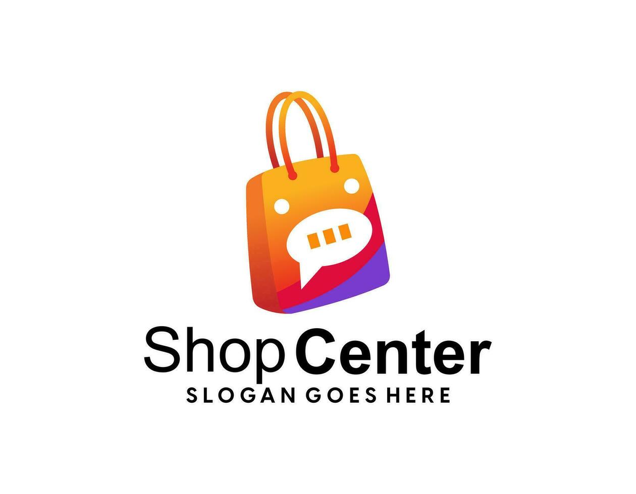 Online Shop Logo designs Template. Illustration vector graphic of pointer arrow and shop bag combination logo design concept. Perfect for Ecommerce,sale, discount or store web element. Company emblem