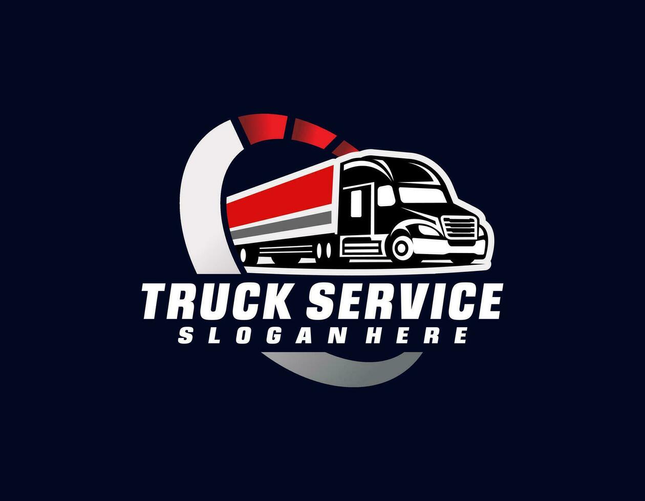 Illustration graphic design of express logistic transportation concept logo design template vector