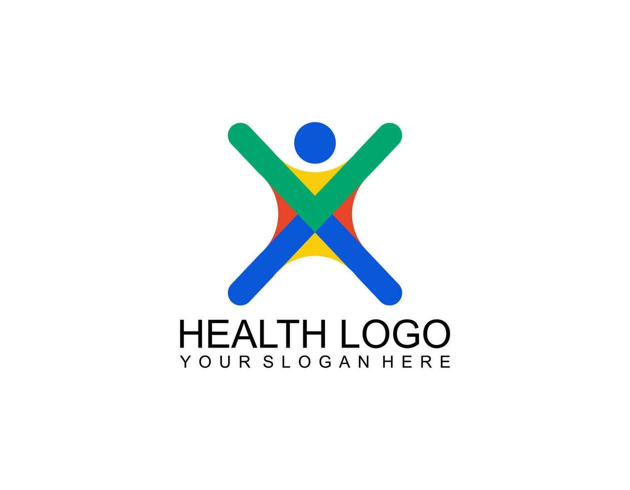 Creative Human Concept Logo Design vector
