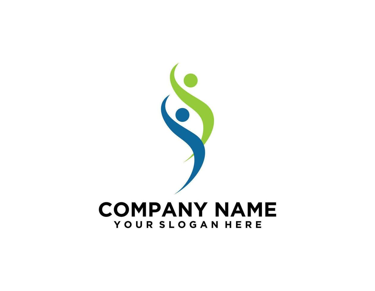 HUMAN HEALTH LOGO DESIGN vector