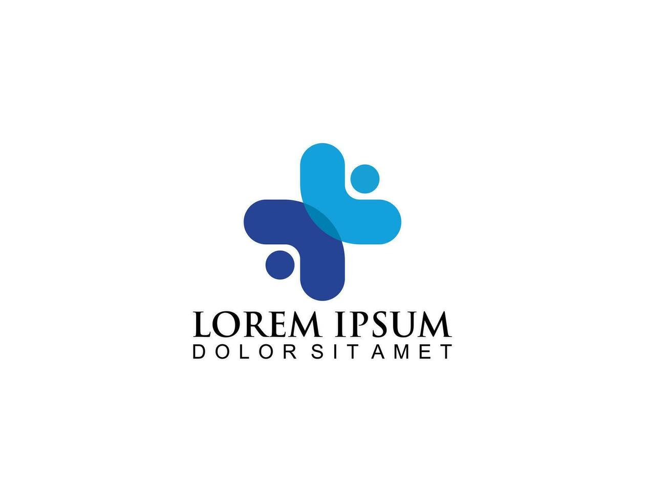 Plantilla de diseño de logotipo de farmacia médica.- ilustrador vectorial vector