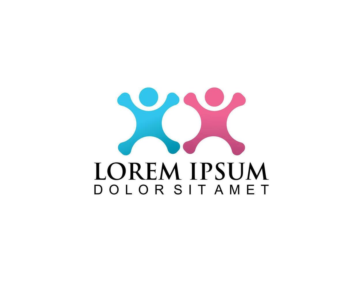 business success People Check Logo design, human good service icon symbol, analysis health check logo element vector