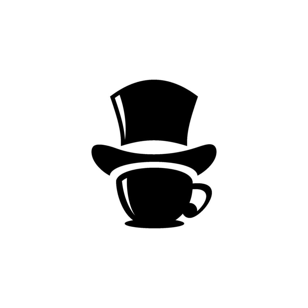 café taza logo vector diseño, café clásico logo