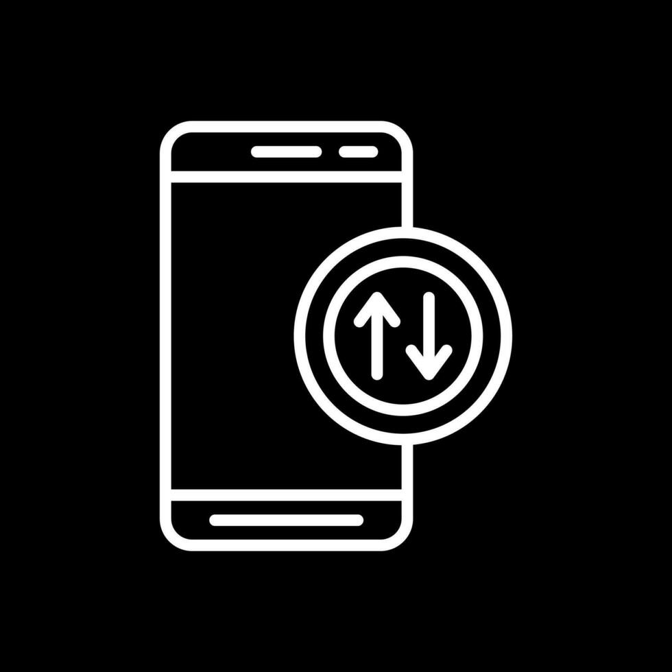 Mobile Data  Vector Icon Design