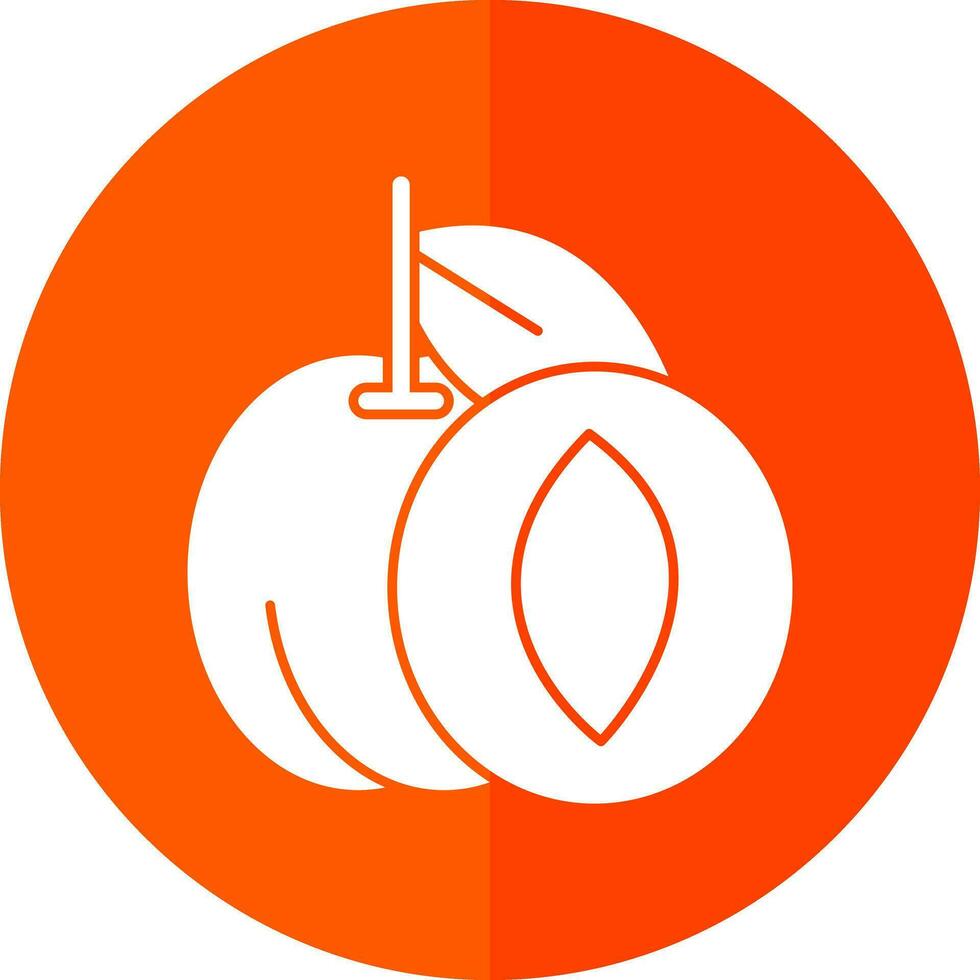 Apricot Vector Icon Design