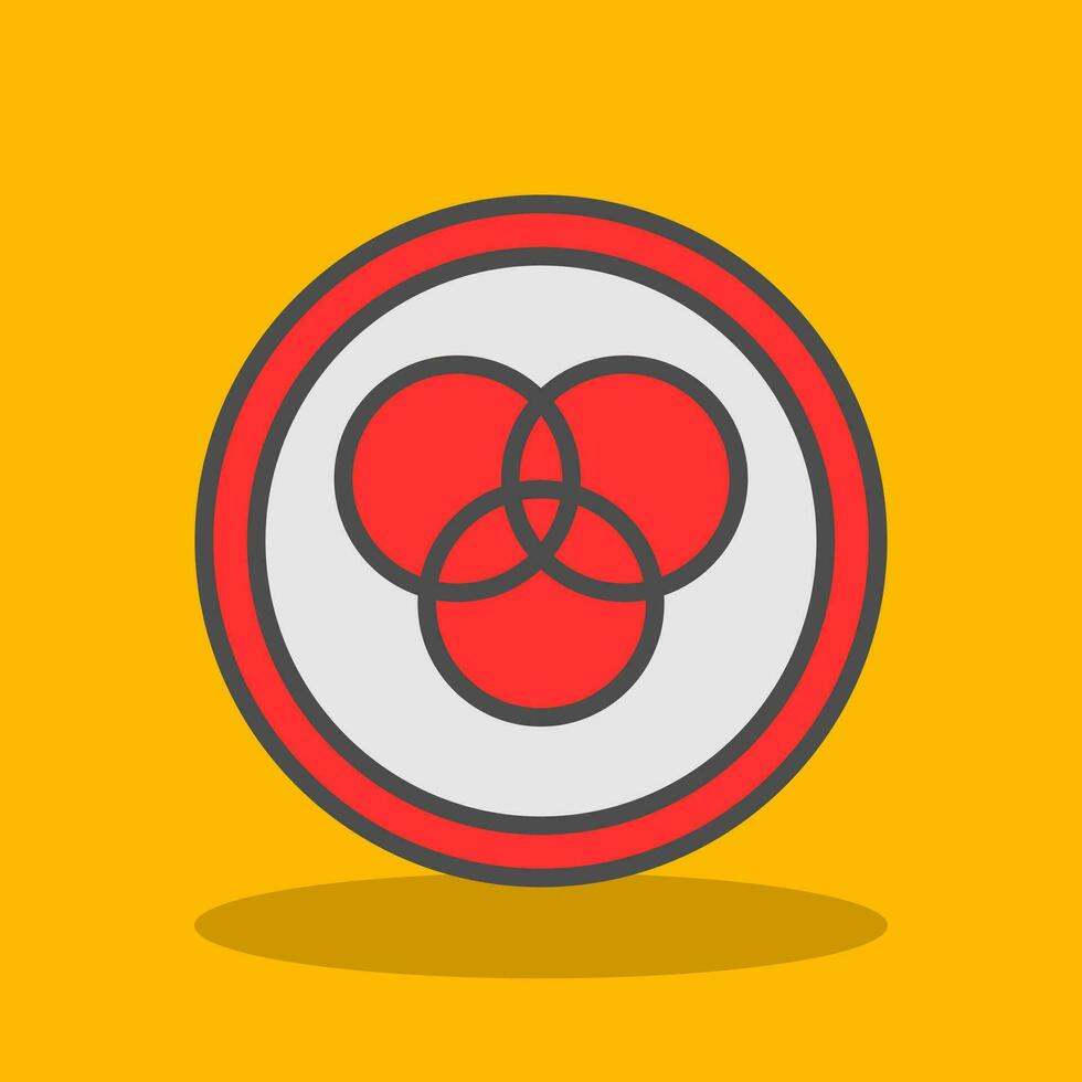 Color Mixer Vector Icon Design