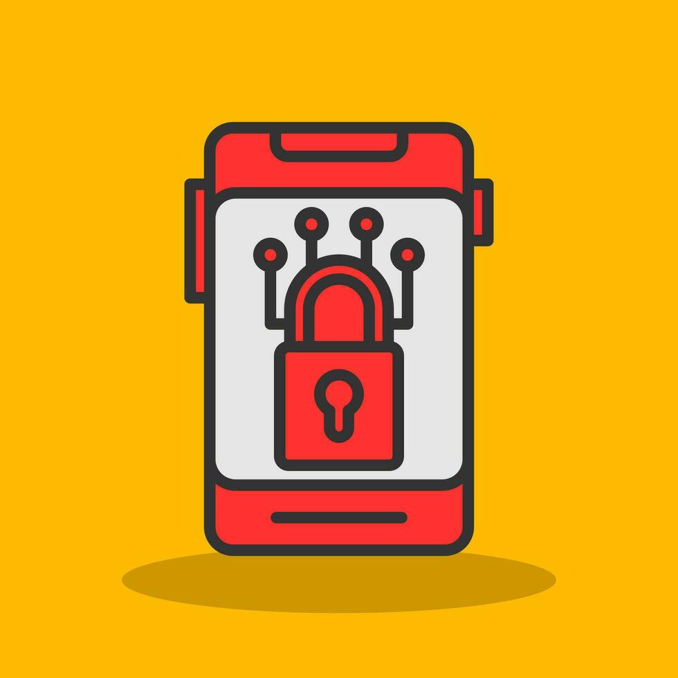 Cyber Security Vector Icon Design