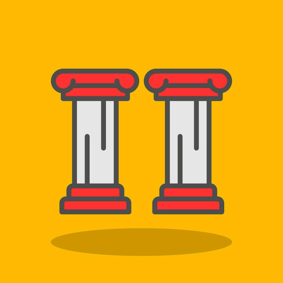 Column Vector Icon Design